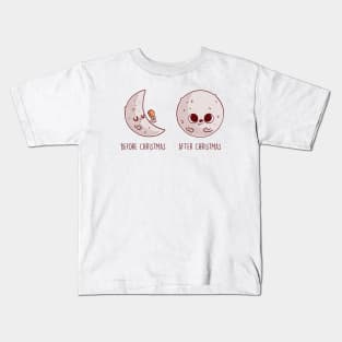 Before and After Christmas Kids T-Shirt